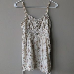 Floral babydoll shirt